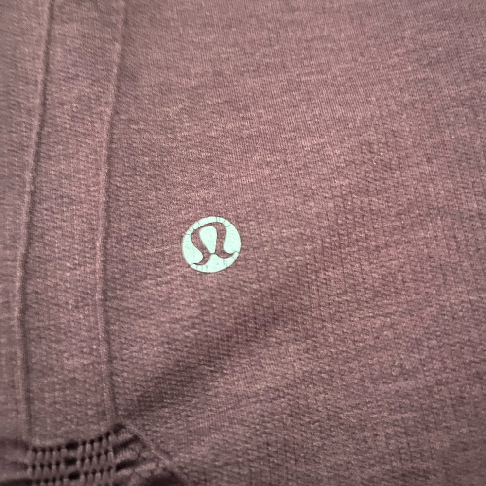 Lululemon In the Flow Crop Burgundy Leggings - Picture 3 of 3